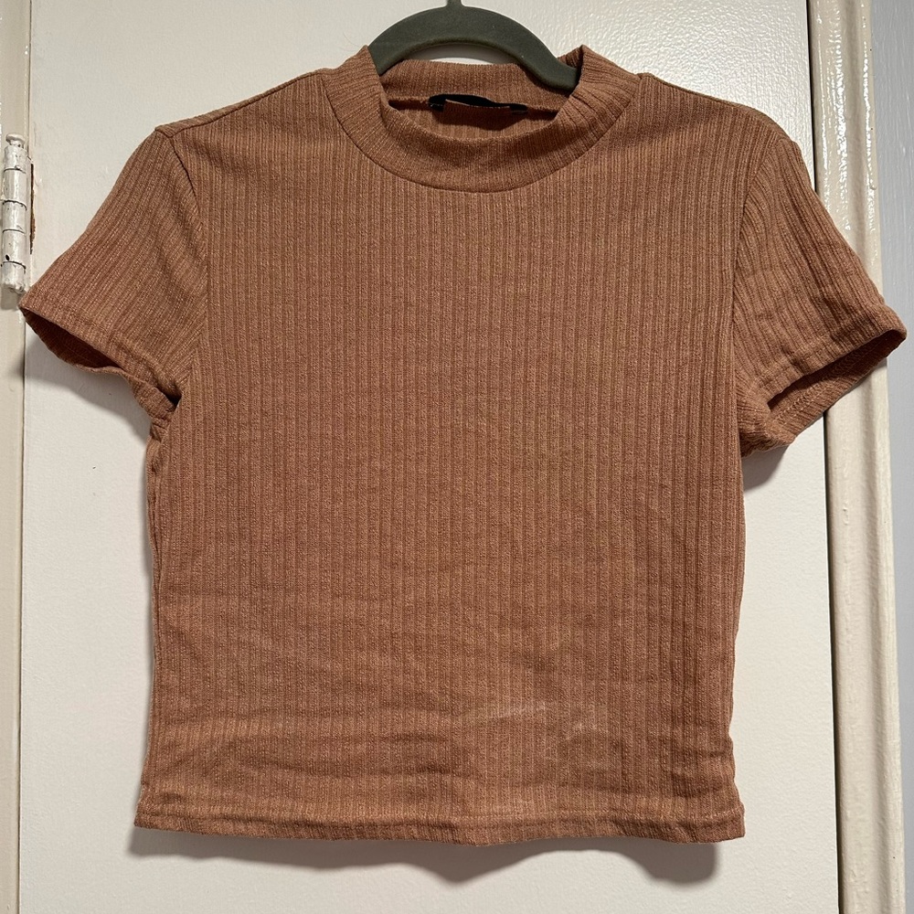Brand- shein, size- large, color- tan